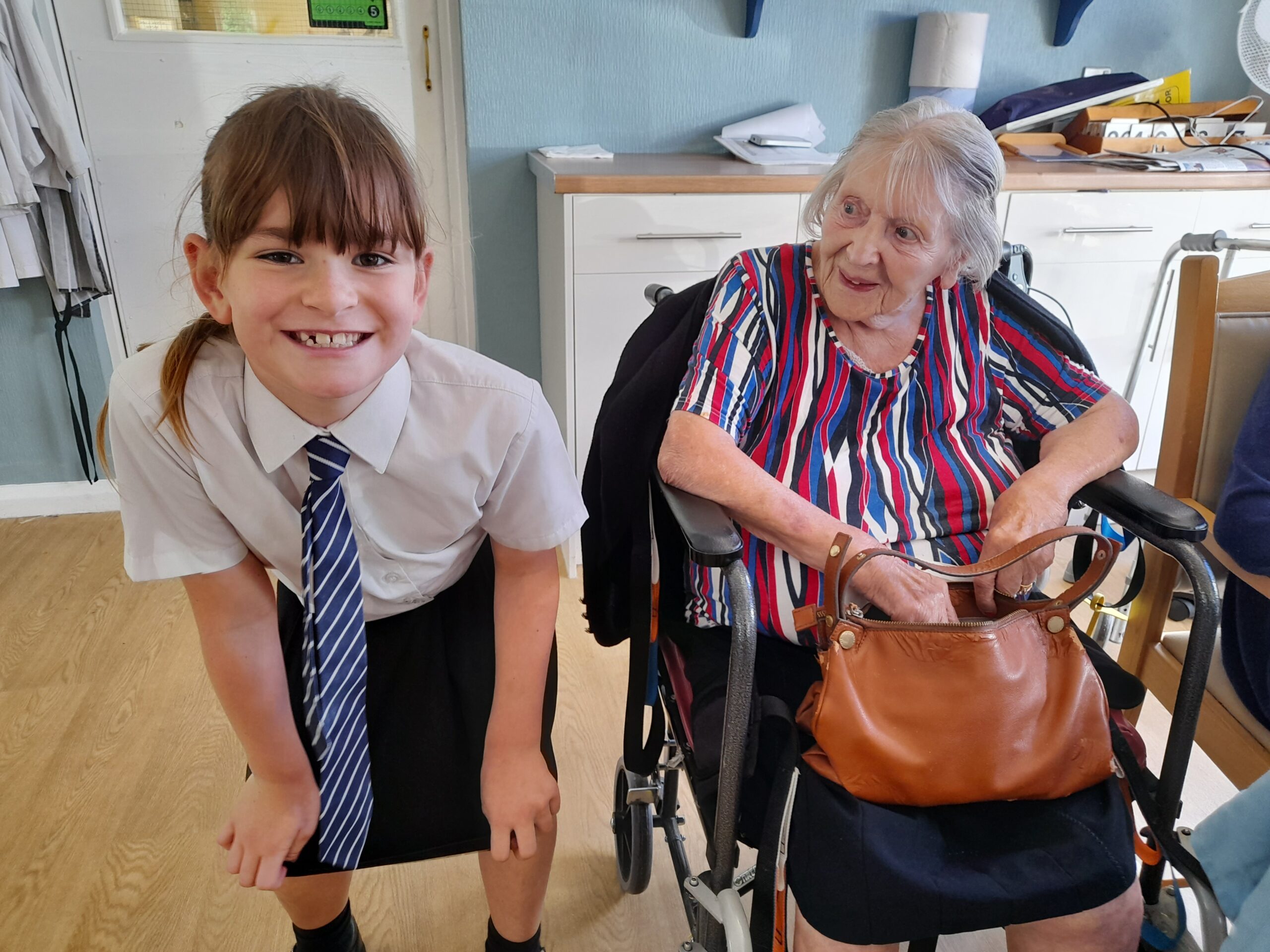 A student and resident get to know each other