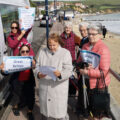 The group travelled from Ferndown to Swanage to do their bit