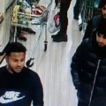 Police are keen to trace these people after a robbery at Tesco in New Milton. Picture: Hampshire Police