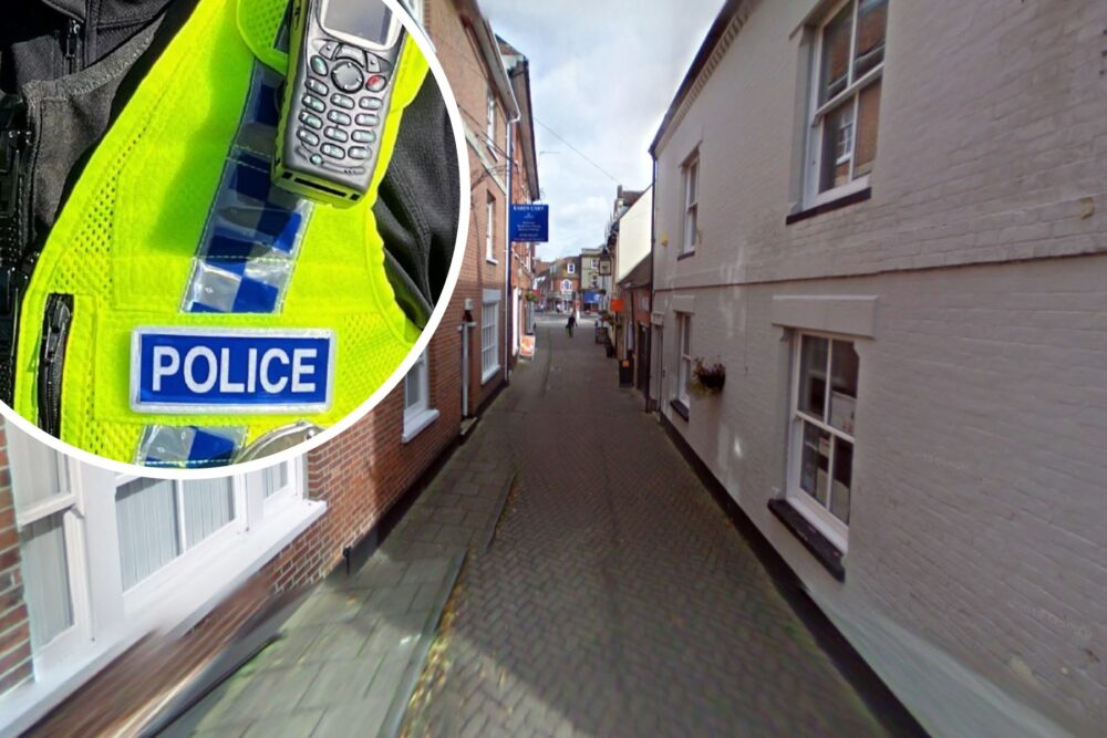 Dorset Police officers responded to reports of a fight in Church Street, Wimborne