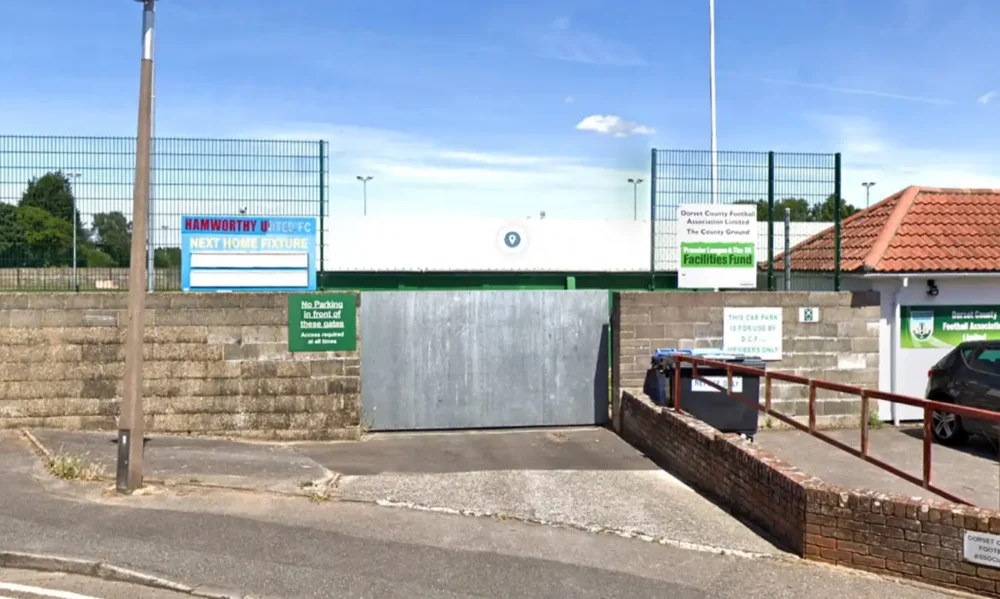 Hamworthy United FC have been unable to play at the County Ground. Picture: Google