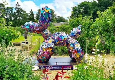 Papillon, by Caroline Parrott, on display