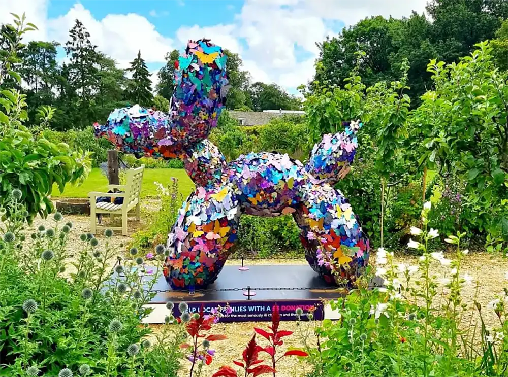 Papillon, by Caroline Parrott, on display