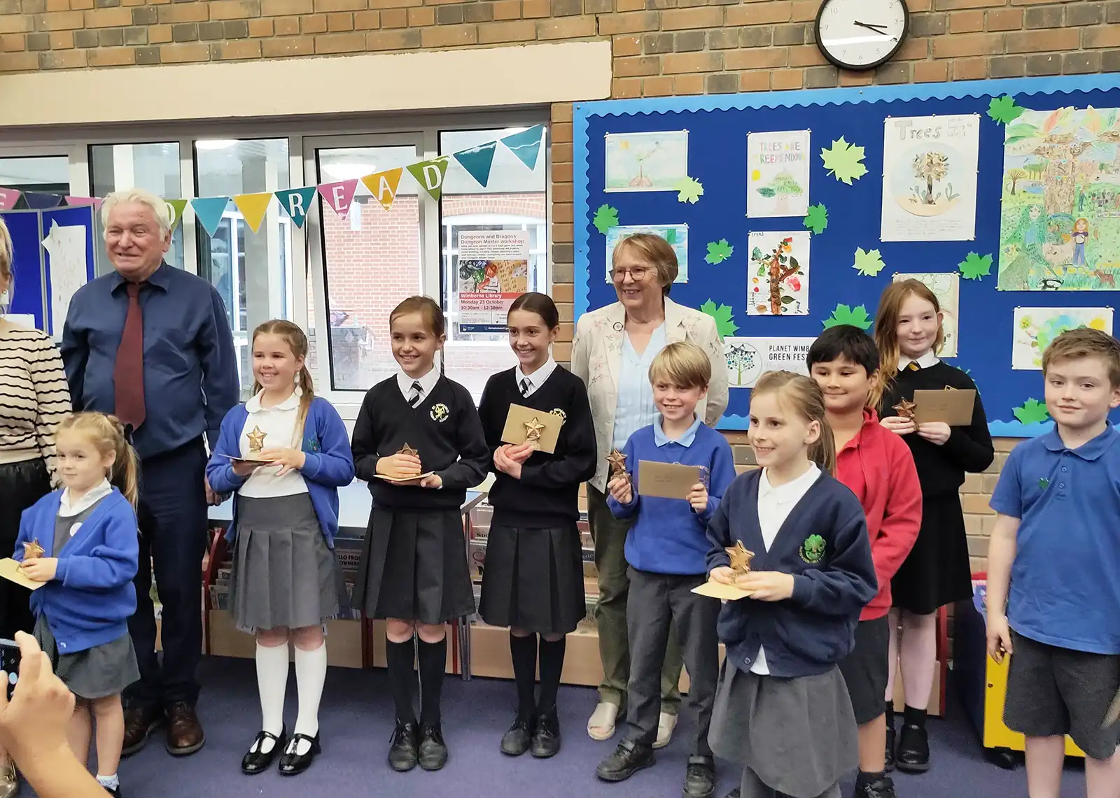 Nine winners were selected for the competition