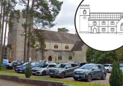 St Mary's Church, in Ferndown, has applied for permission to install solar panels on the church roof