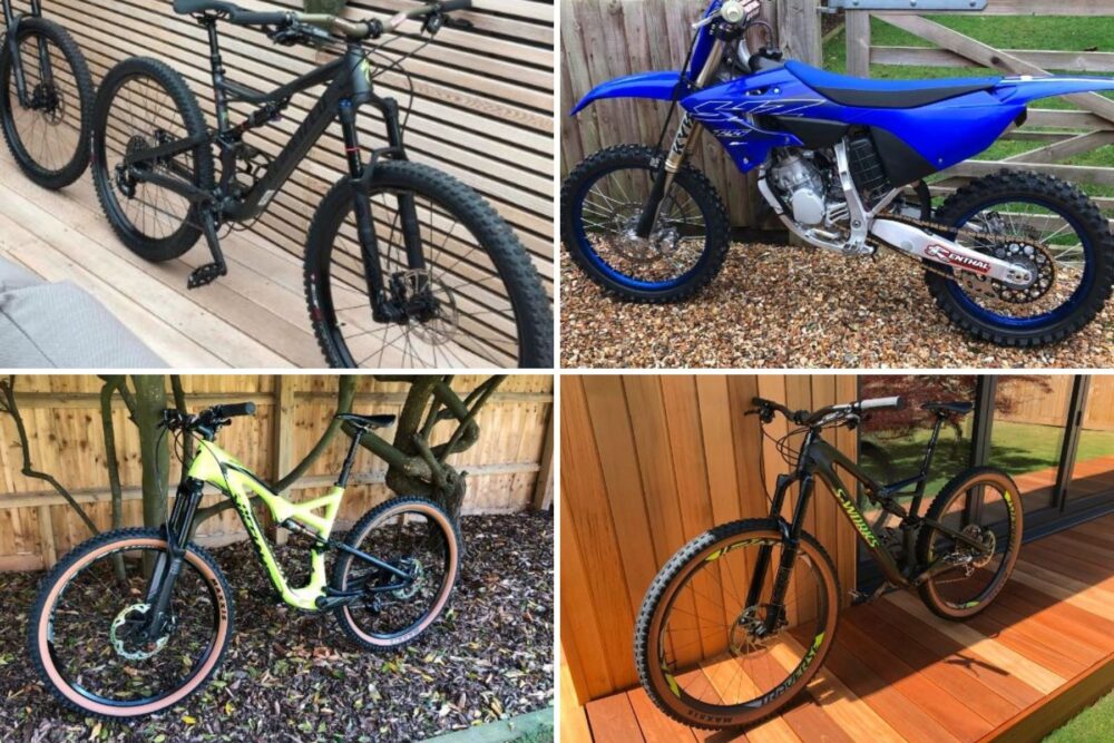 Three mountain bikes and a motorcycle were stolen in a burglary in Barton on Sea. Pictures: Hampshire Police