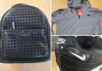 Counterfeit goods recovered from the stall at the 2022 Dorset Steam Fair. Pictures: Dorset Police