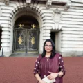 Deepa Pappu, equality, diversity, and inclusion lead at University Hospitals Dorset (UHD), at Buckingham Palace