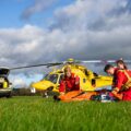 Dorset and Somerset Air Ambulance in Action. Photo: DSAA.