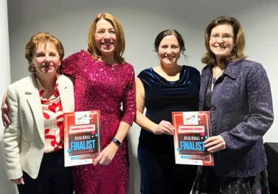 The Forest Holme Hospice Complimentary Therapy team at the awards