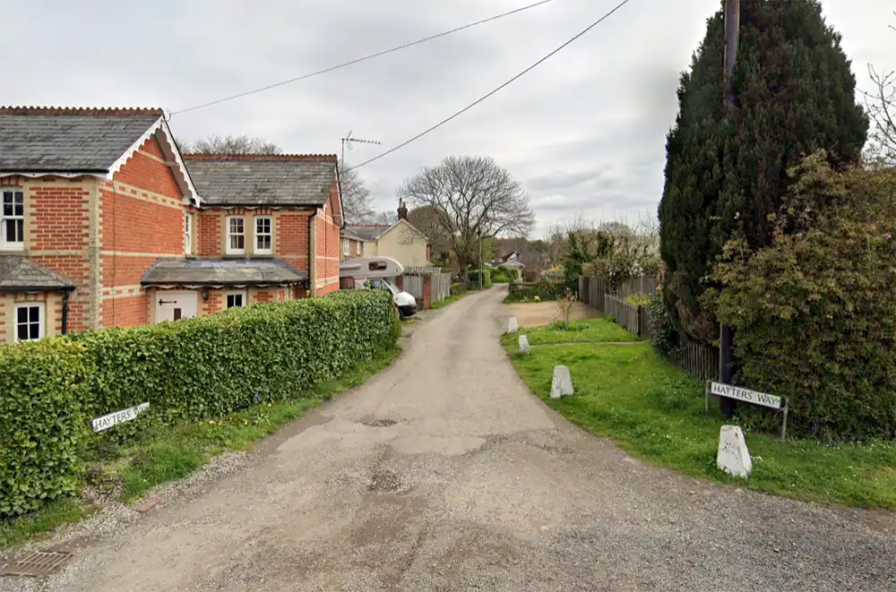 The attack happened in Hayters Way, Alderholt, according to Dorset Police. Picture: Google
