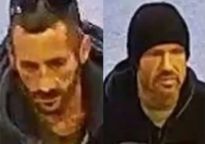 Police are keen to trace these people after Champagne was stolen from M&S in New Milton. Pictures: Hampshire Police