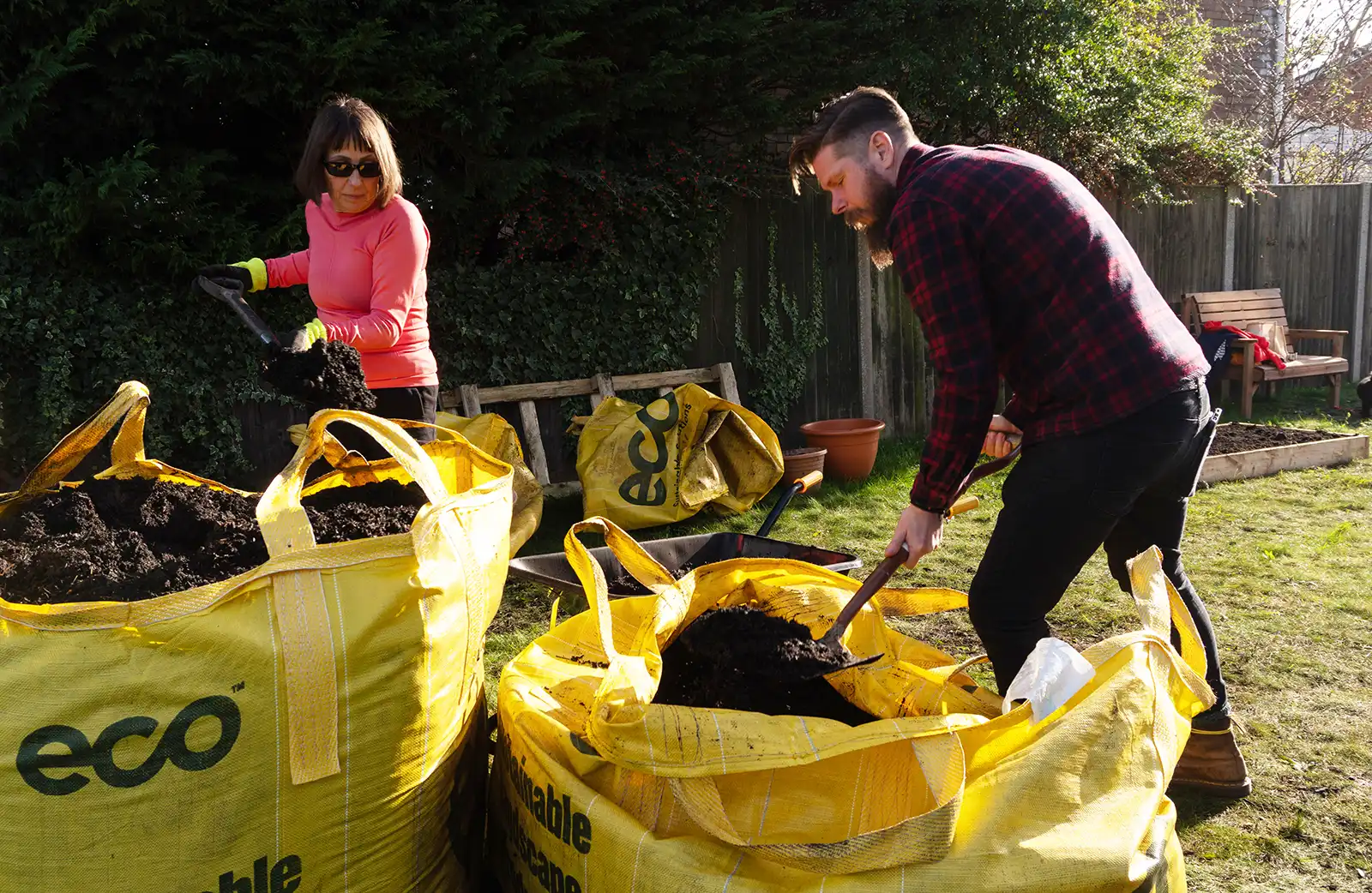 Community growing garden to help Ferndown families finished The