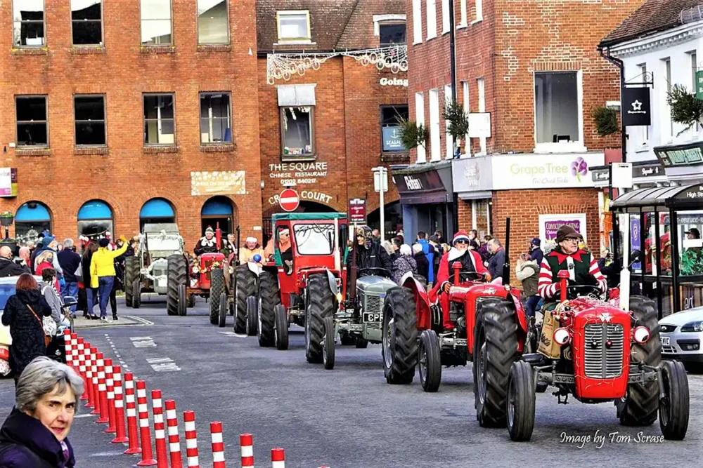 Vintage tractors will hit the road in Wimborne on December 9 for the Christmas run