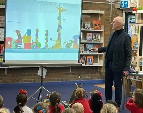 Mike Brownlow at Wimborne Library