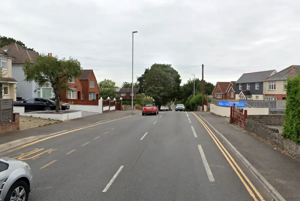 A property was targeted in Alder Road, Poole, Dorset Police said. Picture: Google