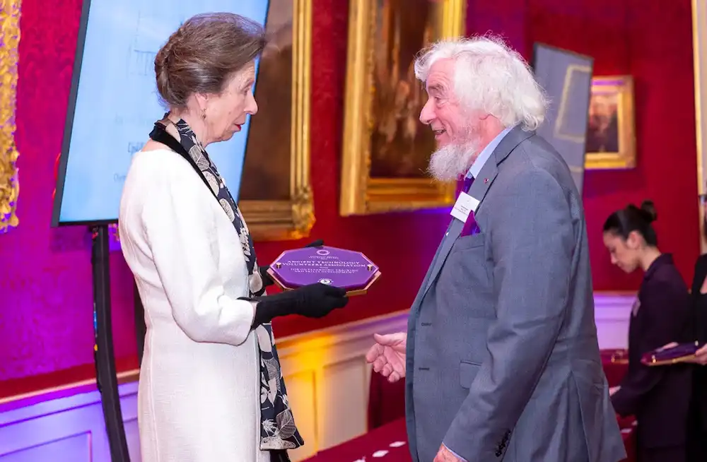 The Princess Royal presented the award at St James Palace in London