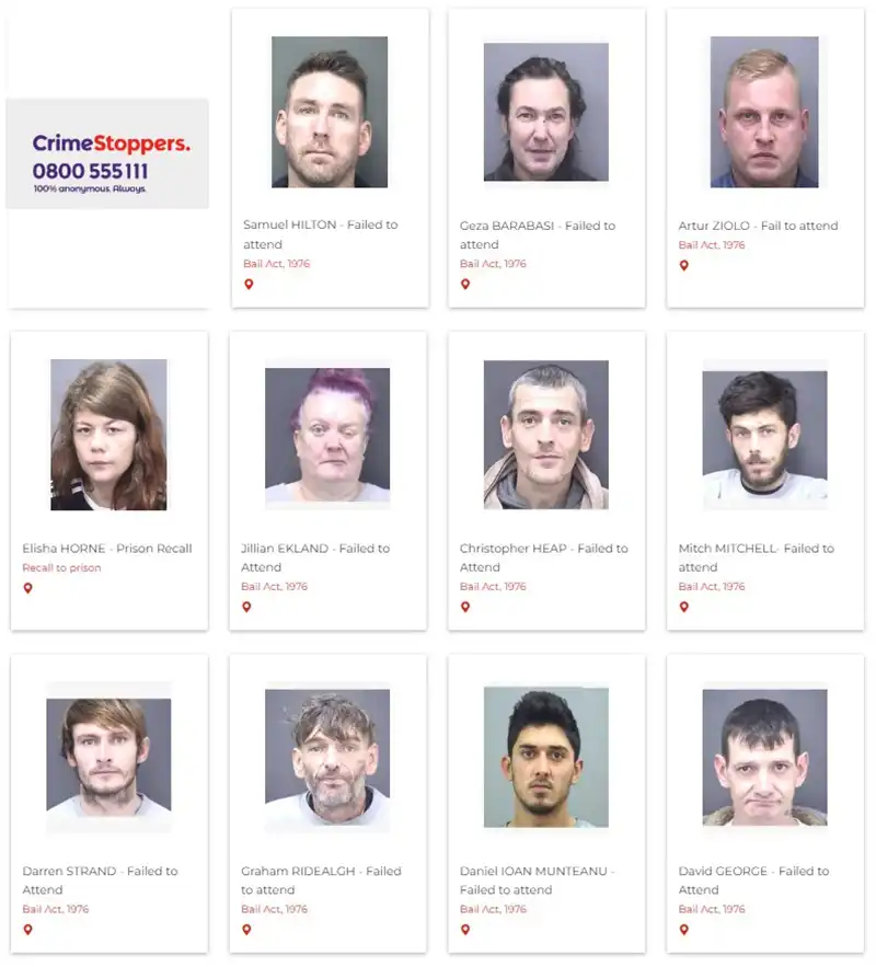 These people are wanted by Dorset Police