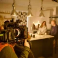 Filming the Wimborne Christmas advertisement