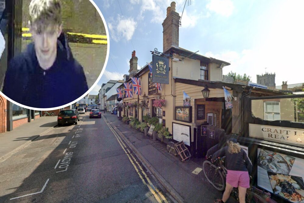 Police are keen to trace this person after an incident at the Thomas Tripp pub in Christchurch