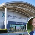 MD Steve Gill, inset, has announced improvements at Bournemouth Airport