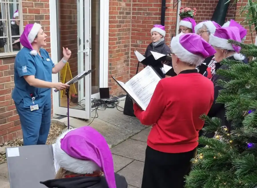 The Bovington Military Wives Choir, conducted by Dr Kate 