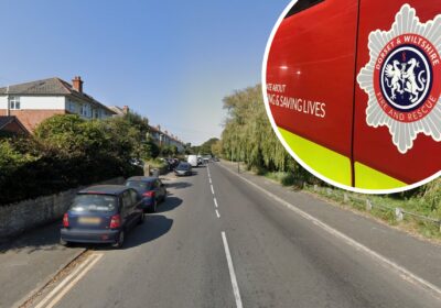 Firefighters were sent to Iford Lane, Christchurch, at 8.30pm on Monday night. Picture: Google