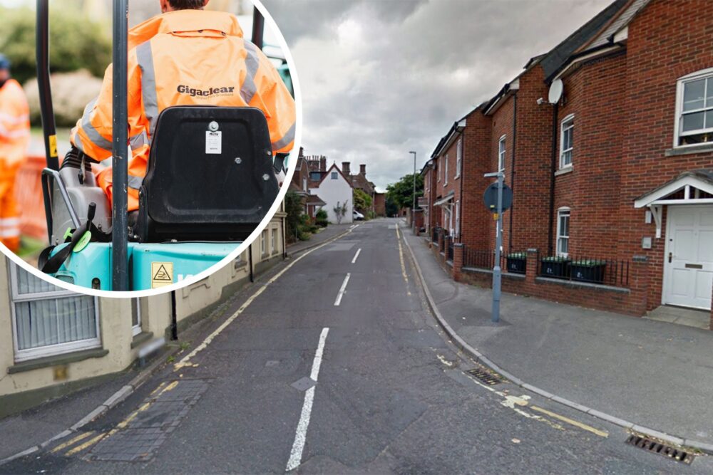 The Close, in Blandford, is among the streets due to close for roadworks