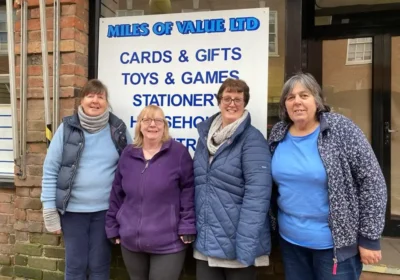 Staff from Miles of Value in Fordingbridge. Picture: Helga Whatley/FB