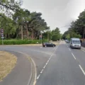 The crash happened on Horton Road, near the junction with Woolsbridge Road, Ashley Heath. Picture: Google