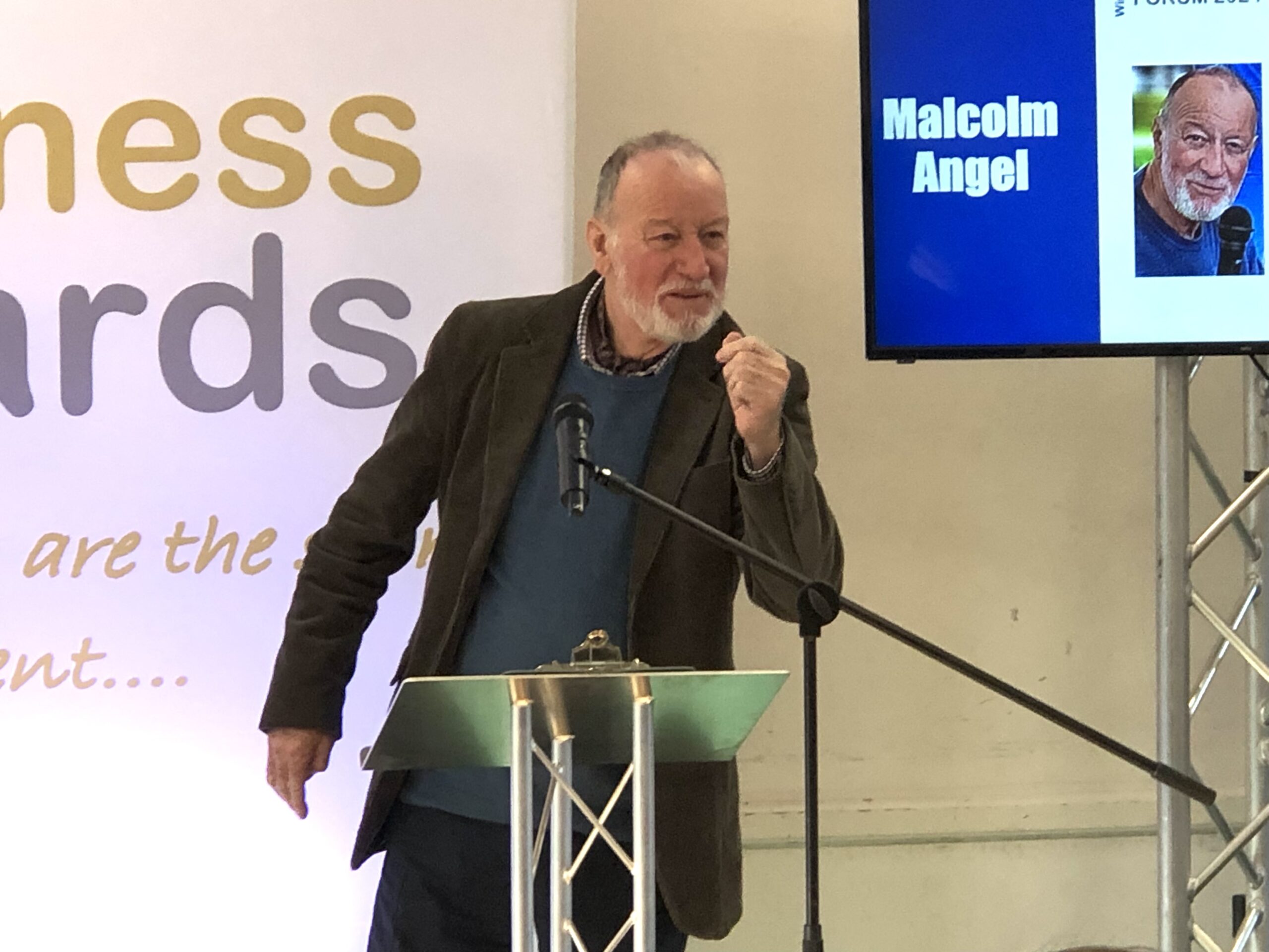 Malcolm Angel runs the Wimborne Literary Festival. 
