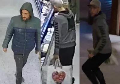 Police are keen to trace these people after the incident at M&S in New Milton. Picture: Hampshire Police