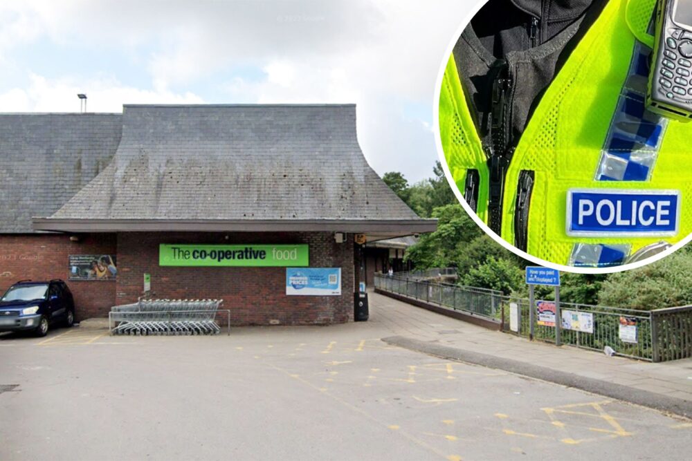 The arrests come after an alleged assault outside the Co-op in Wimborne. Picture: Google