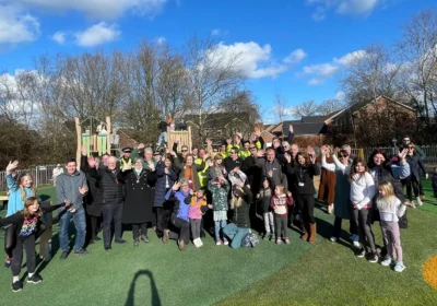 The new play area is in Eastworth Road, Verwood. Picture: Dorset Council