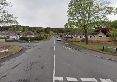 The motorbike was taken from outside a property in Hillside Drive, Christchurch. Picture: Google