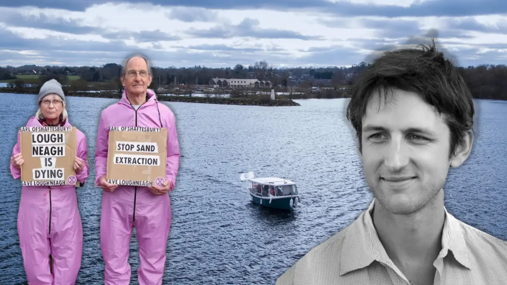 How Lough Neagh has brought protests to a tiny Dorset village...