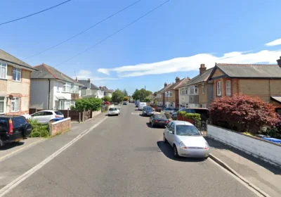 The incident happened in Sunnyside Road, Poole. Picture: Google