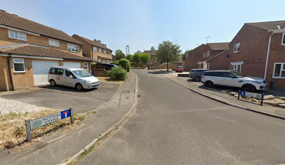 The burglary occurred in Sutton Close, Poole, police said. Picture: Google