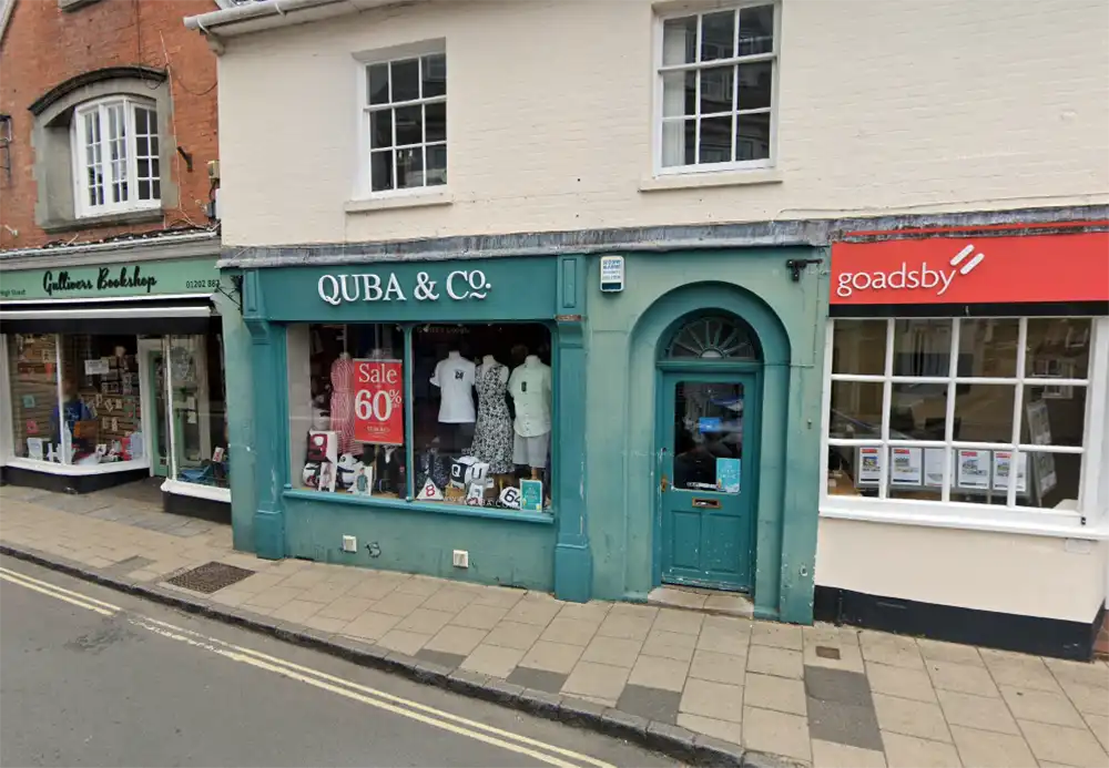 The former Quba & Co shop in Wimborne is set to get a major makeover. Picture: Google