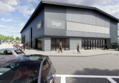 How the new builders merchants in Ferndown could look. Picture: UMC Architects/Dorset Council
