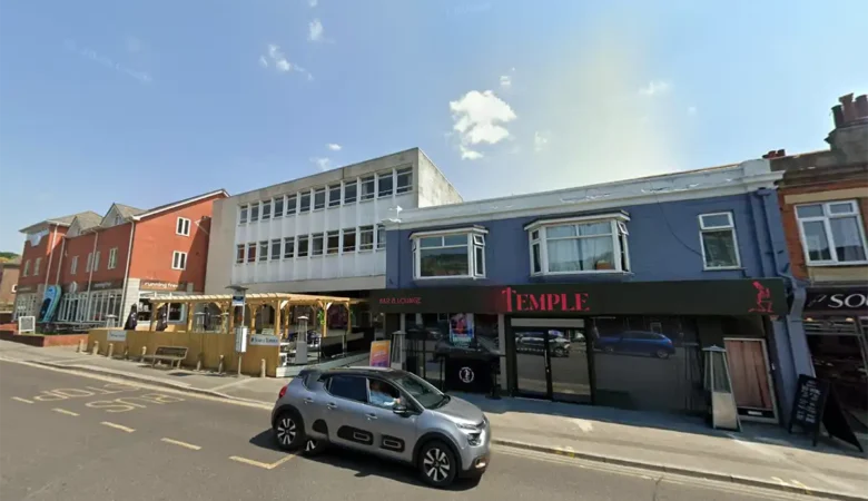 The incident unfolded at the Temple bar, in Bournemouth Road, Poole. Picture: Google