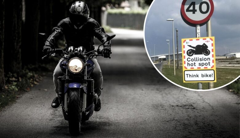New signs are being put up around Dorset to raise awareness of bikers