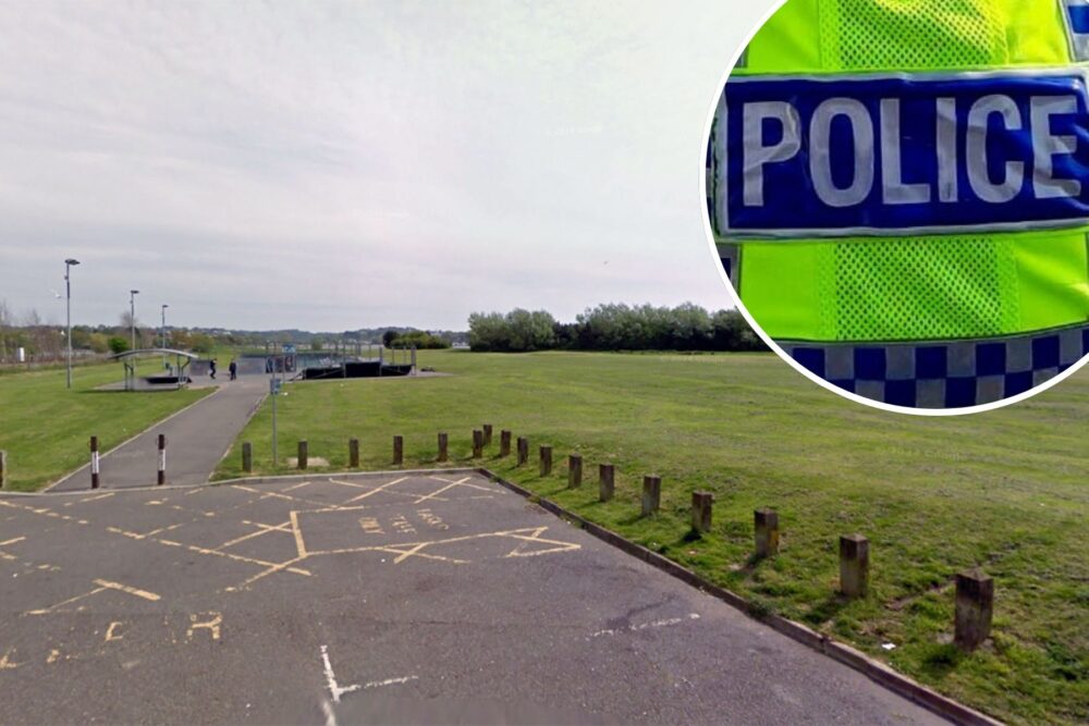 The man was attacked near the skatepark in Baiter Park, Poole. Picture: Google