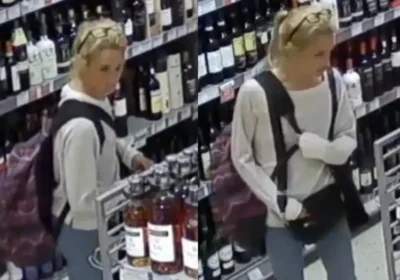 Officers want to identify this person after alcohol was stolen from Waitrose in Ringwood. Pictures: Hampshire Police