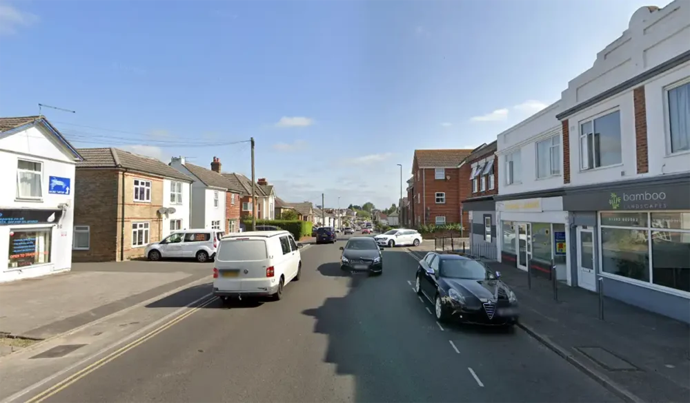 The incident happened in Seaview Road, Poole, police said. Picture: Google