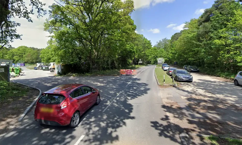 The fire broke out on the Avon Causeway on Monday night. Picture: Google