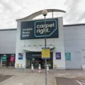 Carpetright in Poole - which will stay open for now. Picture: Google