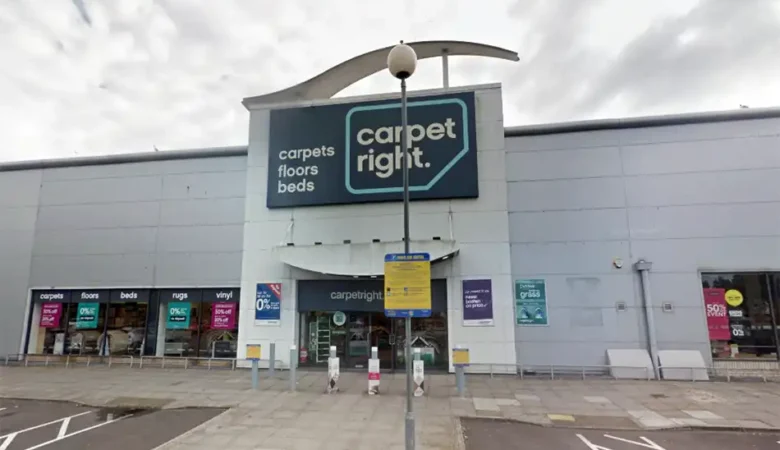 Carpetright in Poole - which will stay open for now. Picture: Google