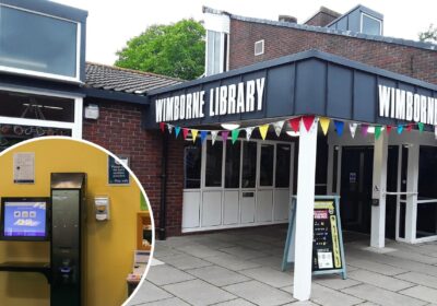 Systems at libraries like Wimborne are being affected. Picture: Google
