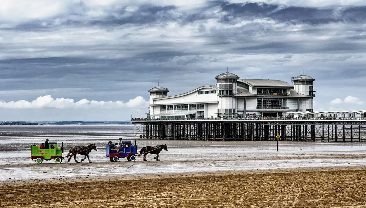 Weston super Mare, in Somerset, also makes the list